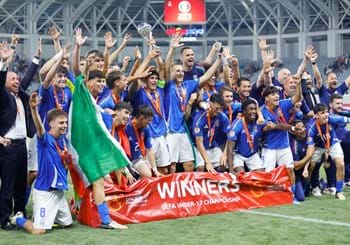 La Nazionale celebra lo storico successo dell’Under 17: passerella d’onore al ‘Castellani’ prima di Italia-Bosnia