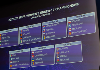 Europeo Under 17 femminile, le Azzurrine pescano Croazia, Finlandia e Macedonia del Nord nel primo turno della Lega A