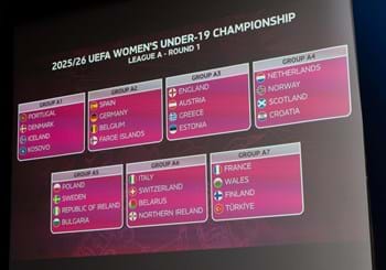 Europeo Under 19 femminile, Italia con Bielorussia, Irlanda del Nord e Svizzera nelle qualificazioni