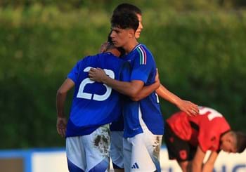 Italia travolgente: 6-0 all’Albania nel secondo test amichevole. Franceschini: “Ho visto la giusta mentalità”