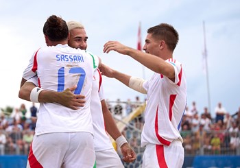 EBSL, Italia in finale a Viareggio: travolta l’Ucraina 4-1 in semifinale. Del Duca: “Abbiamo fatto la partita giusta”